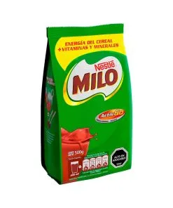 Saborizante Milo En Polvo Fortificado Sabor Chocolate Activ-go, 500gr.