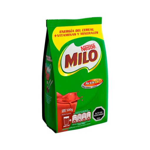 Saborizante En Polvo Chocolate Milo Active-go 500 Gr