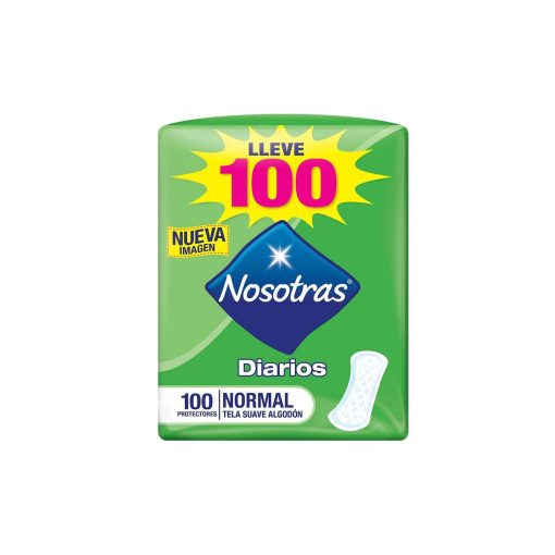 Protectores Diarios Normal Nosotras 100 Und