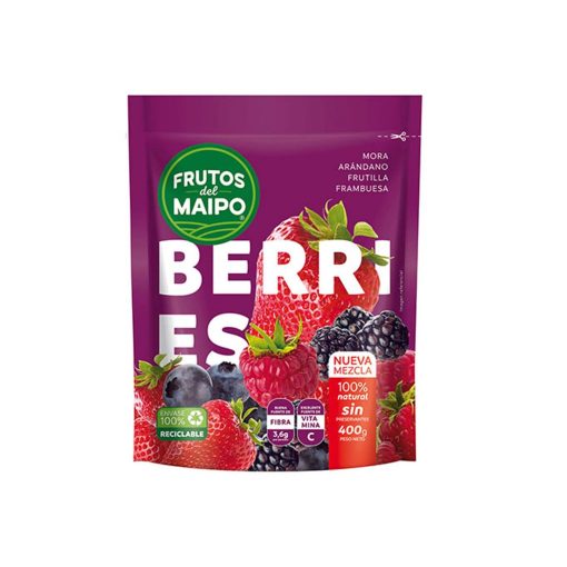 Mix Berries Congelado Frutos Del Maipo 400 Gr