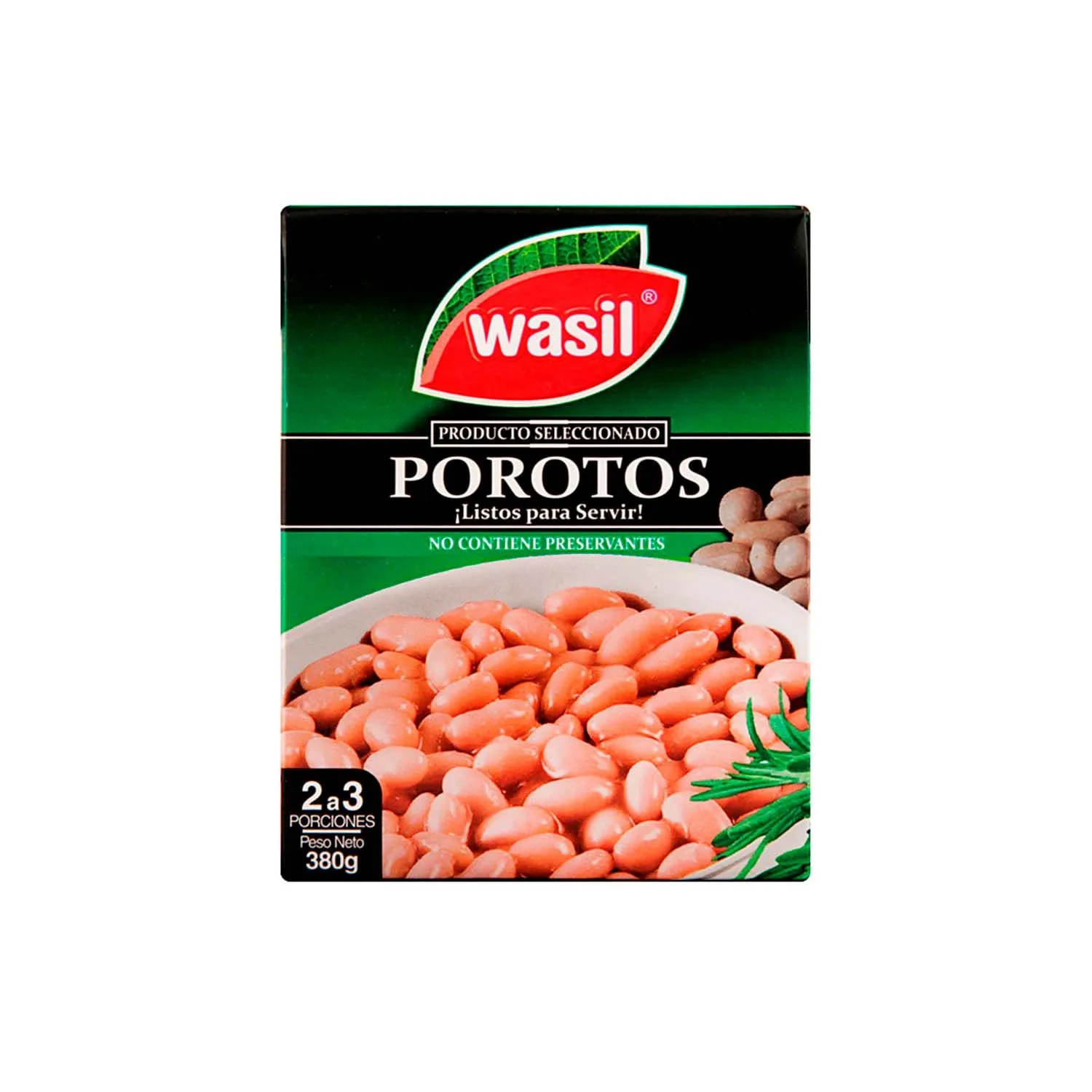 Porotos Listos Wasil 380 Gr