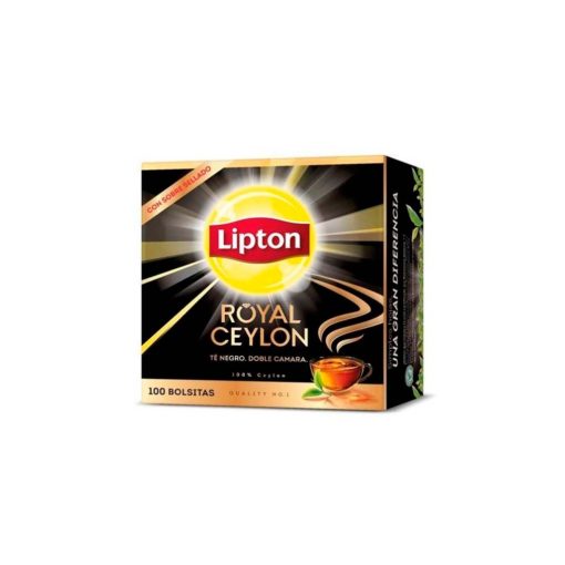 Té Negro Royal Ceylon Lipton 100 Bolsitas