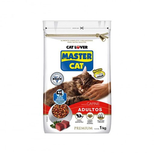 Alimento Master Cat 1 Kg Carne Y Leche