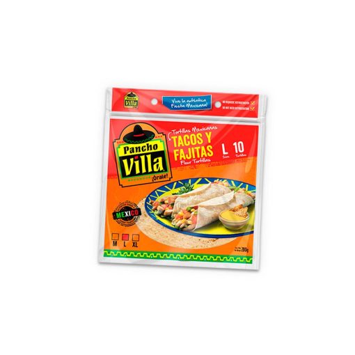 Tortillas Pancho Villa 10 Und 280 Gr