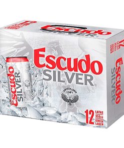 Pack Cerveza Escudo Silver 12 Latas De 355 Cc