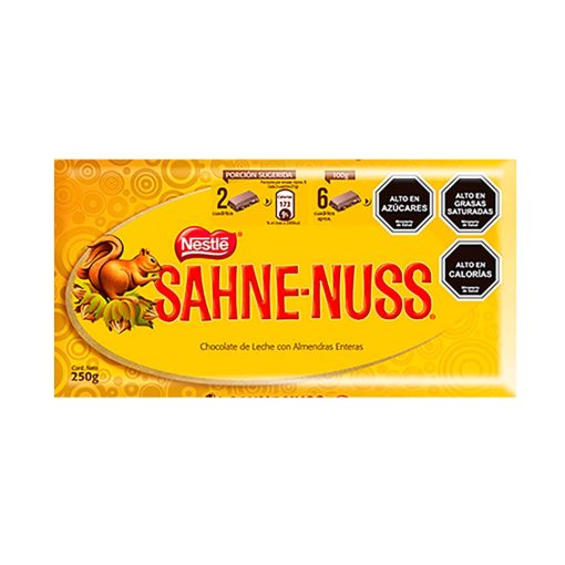 Chocolate Sahne Nuss Tradicional 250 Gr