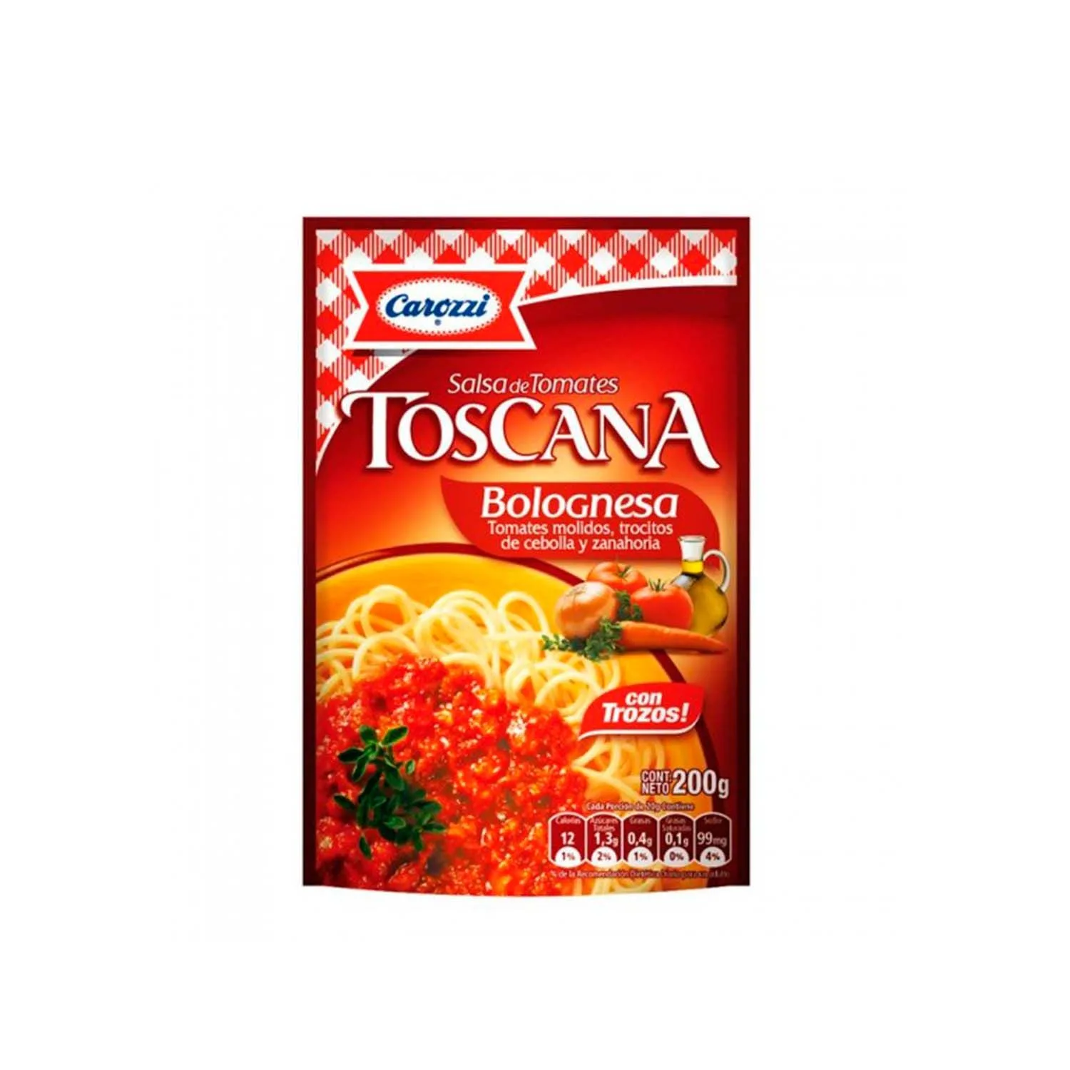 Salsa Toscana Bolognesa Carozzi 200 Gr