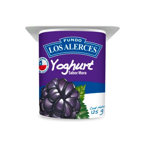 Yoghurt Los Alerces Mora 125 Gr