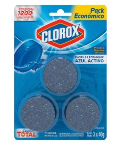 Pastillas Para Wc Azul Clorox 3 Und