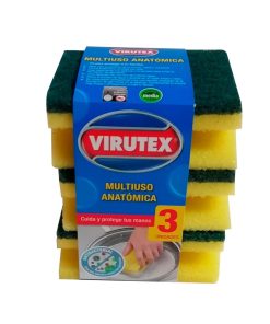 Esponja Multiuso Virutex Ultra Fresh 3 Und