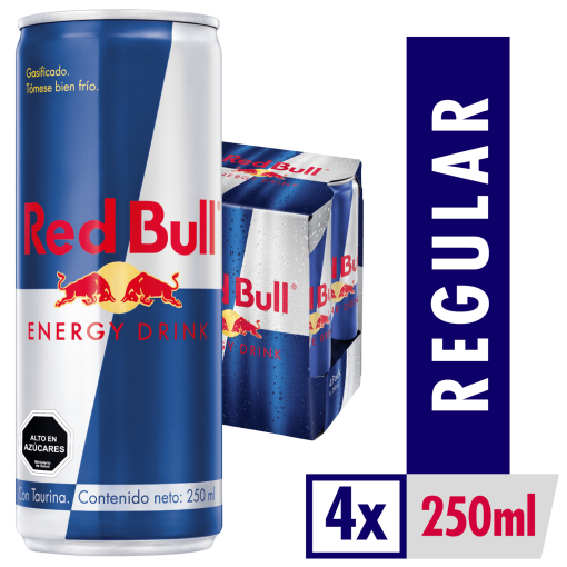 Pack Bebida Energética Red Bull Energizante 250 Ml C/u