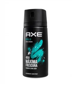 Desodorante Axe Apollo Para Hombres En Aerosol, 150ml. Desodorante Axe Apollo Para Hombres En Aerosol, 150ml.