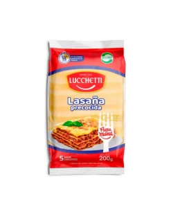 Lasaña Lucchetti Precocida, 200g Lasaña Lucchetti Precocida, 200g