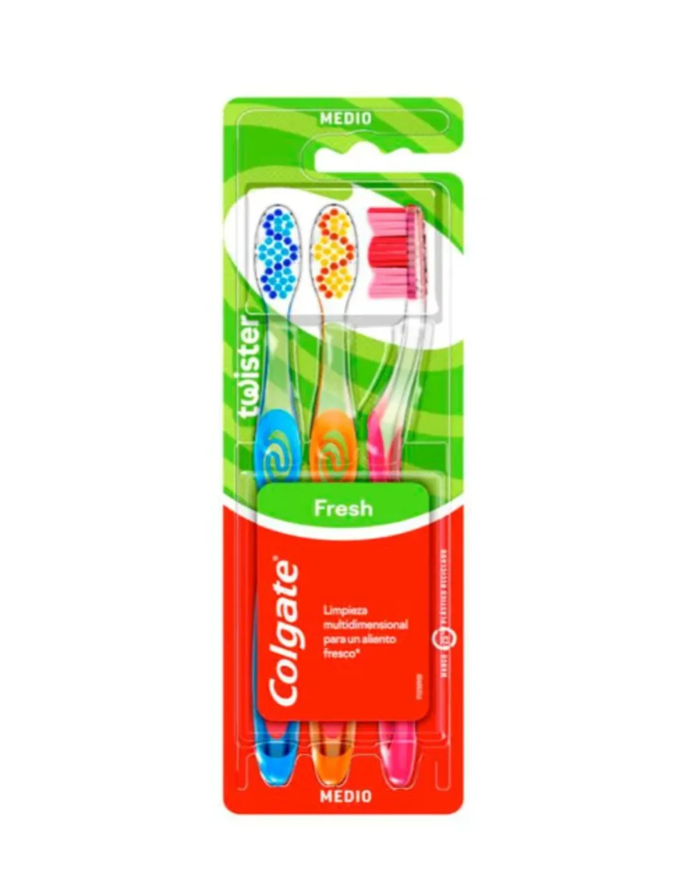 Cepillo Dental Colgate Twister, Blíster 3 Unid. Cepillo Dental Colgate Twister, Blíster 3 Unid.