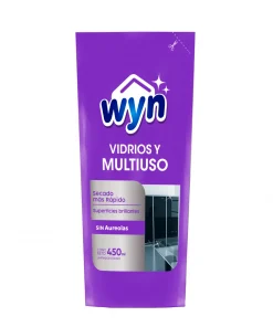 Repuesto De Limpiavidrios Multiuso Sin Aureolas Wyn Dp, 450 Ml