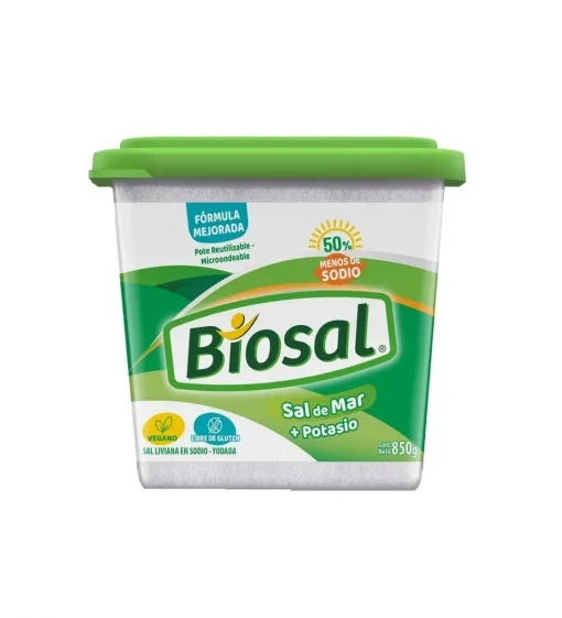 Biosal Light Con 50% Menos De Sodio Pote, 850g.