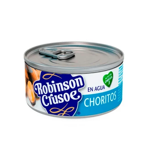 Choritos En Agua Robinson Crusoe, 190g Neto (100g Drenado)