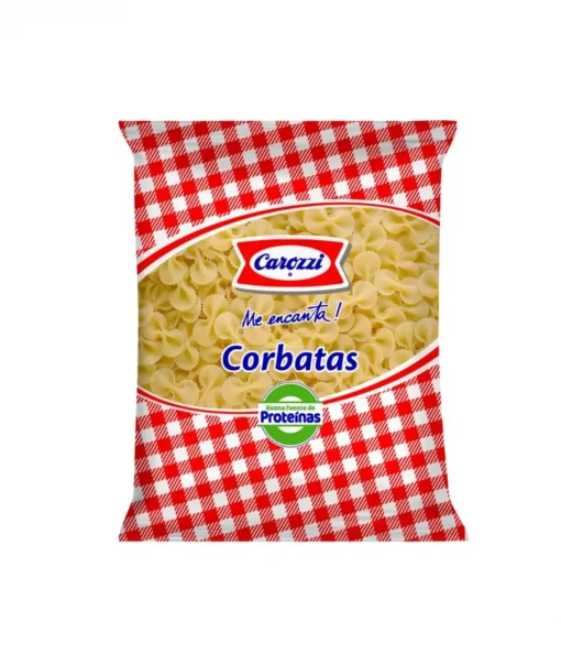Fideos Carozzi Corbatas, 400g
