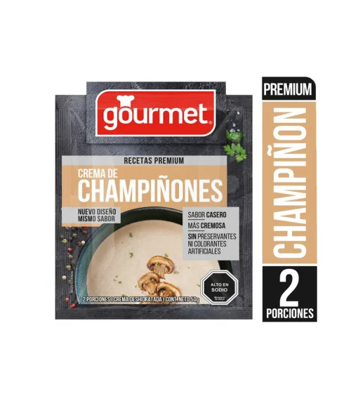 Crema De Champiñones Premium Gourmet, 50g