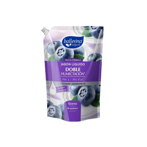 Jabón Líquido Ballerina Yoghurt Y Arándanos 750ml