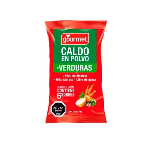 Caldo En Polvo Sabor Verduras 48 Gr