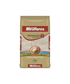 Arroz Miraflores Pregraneado G1, 1kg
