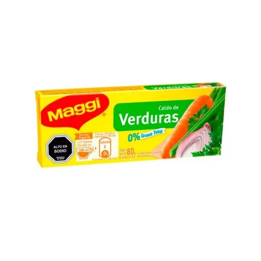 Caldo Maggi 8 Unidades X 10 Gr Sabor Verdura