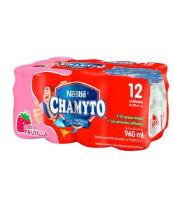 cugat.cl chamyto-probioticos-frutilla-12-unidades-x-80-ml