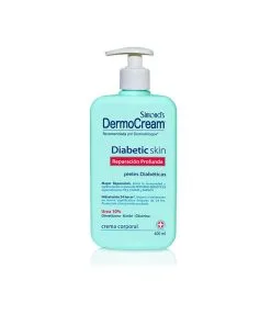 Crema Corporal Simonds Dermocream Diabetic Skin Reparación Profunda, 400ml