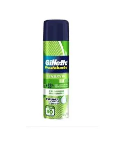 Espuma De Afeitar Gillette Prestobarba Sensitive, 150gr.