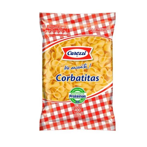 Fideos Corbata Carozzi 400 Gr