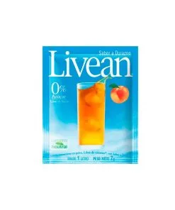 Jugo Livean Libre De Azúcar Sabor Durazno, 7 Gr.