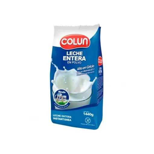 Leche En Polvo Colun Entera Alta En Calcio 1.4 Kg
