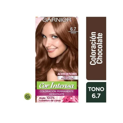 Tinte Para Cabello Garnier Cor Intensa Nutrisse 6.7 Chocolate
