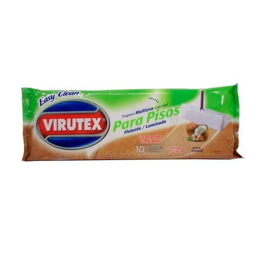 Traperos Húmedos Virutex Coco Nuts 10 Unidades