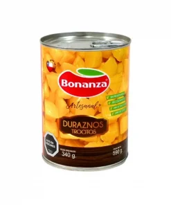 Duraznos En Trocitos Bonanza, 590g Neto (340g Drenado) Duraznos En Trocitos Bonanza, 590g Neto (340g Drenado)