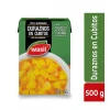 Duraznos En Cubitos Wasil, 500g Neto (265g Drenado)