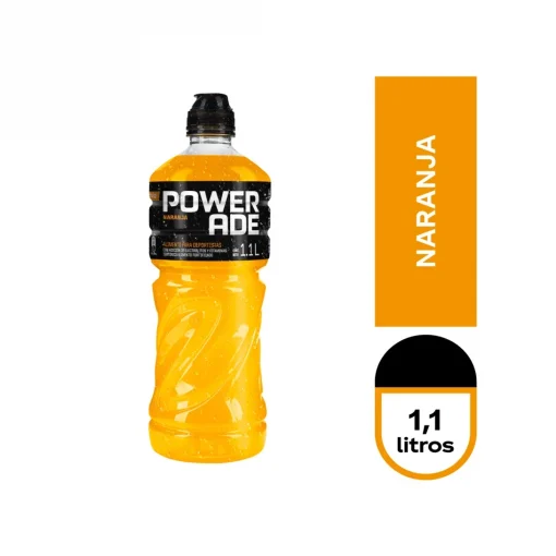 Powerade Bebida Isotónica Naranja, 1.1lts.