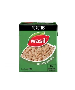 Porotos Wasil Listos Para Servir, 380g Neto (drenado 230g)