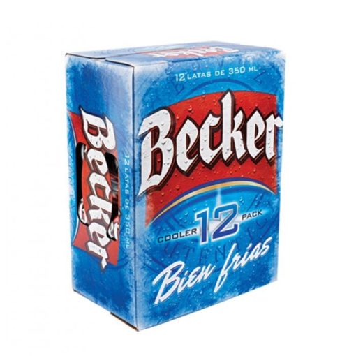 Pack Cerveza Becker 12 Latas De 350 Cc