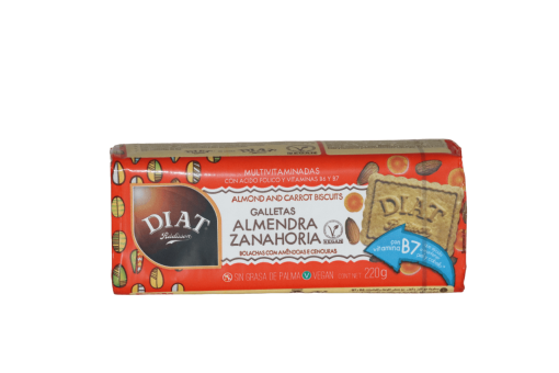 Galletas Con Almendra Y Zanahoria Diet Radisson 220 Gr