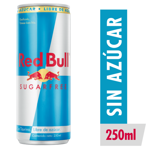 Bebida Energética Red Bull Libre De Azúcar 250 Ml
