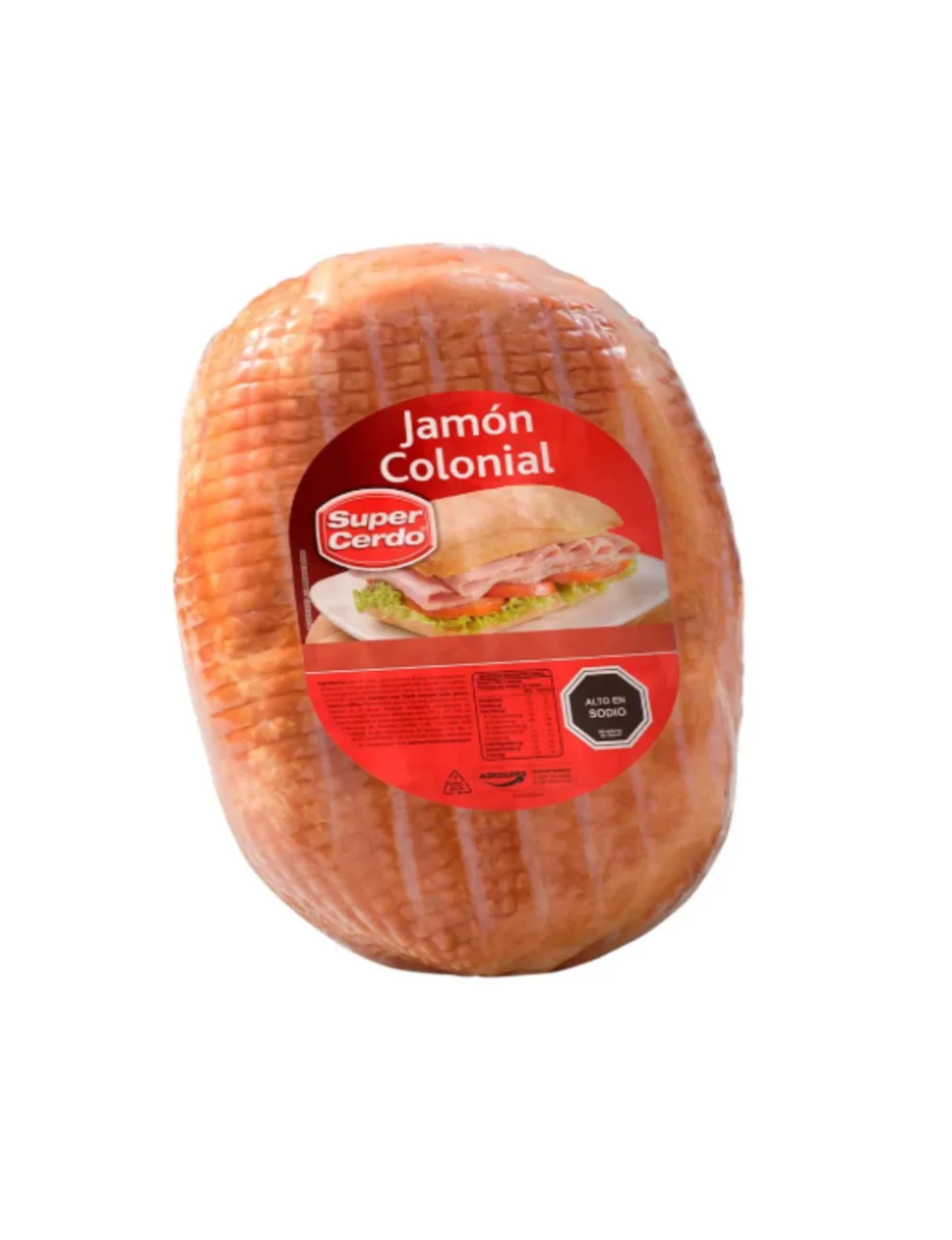 Jamón Colonial Super Cerdo, 1/4 Kg Jamón Colonial Super Cerdo, 1/4 Kg