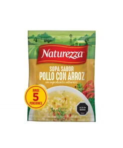 Sopa De Pollo Con Arroz Naturezza, 55g