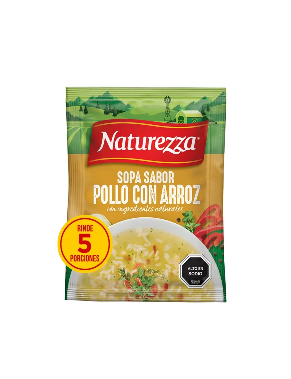 Sopa De Pollo Con Arroz Naturezza, 55g Sopa De Pollo Con Arroz Naturezza, 55g