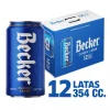 Cerveza Becker 4.5°, Pack De 354cc X 12 Unid. Lata.