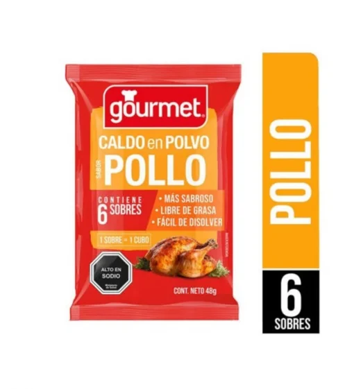 Caldo En Polvo Sabor Pollo Gourmet, 48g