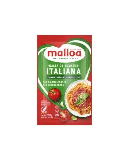 Salsa De Tomate Italiana Malloa, 200g