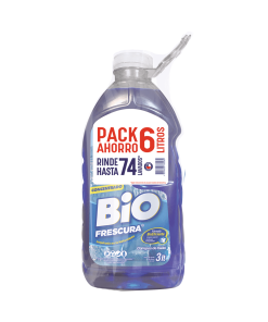 Pack Detergente Liquído Campos De Hielo  Biofrescura 3 Lt X 2 Und