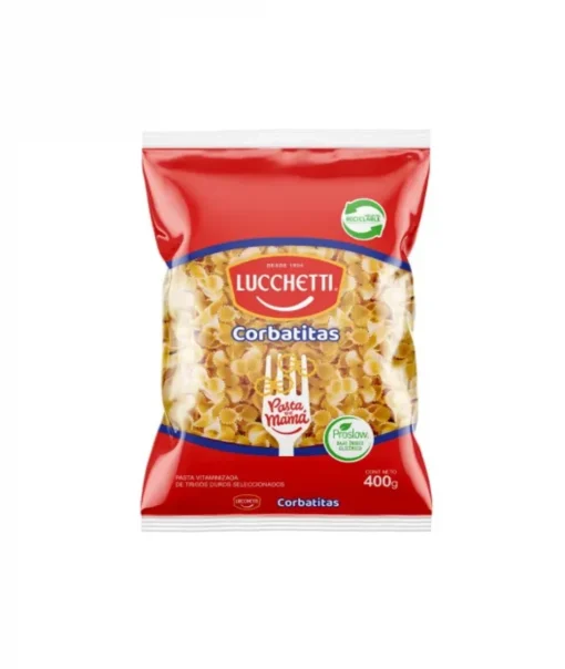 Fideos Lucchetti Corbatitas, 400g